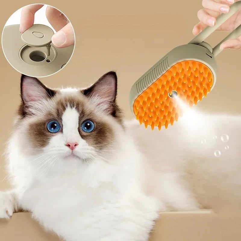 Brosse Vapeur Paw Shine pour chat et chien